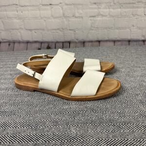 🌻 COS White Leather Sandals